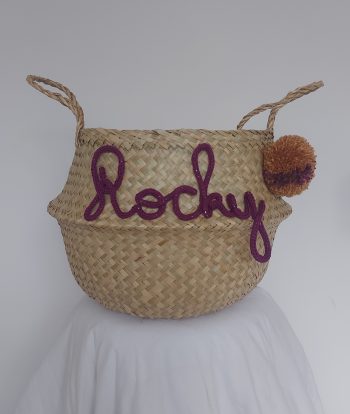 Panier berbère naturel - Image 3