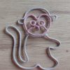 déco SINGE camel et blanc - Image 2